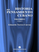 Historia del pensamiento cubano Volumen I