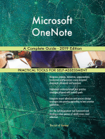 Microsoft OneNote A Complete Guide - 2019 Edition