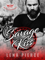 Savage Kiss: Shattered Hearts MC, #1