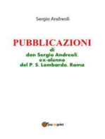 PUBBLICAZIONI di don Sergio Andreoli, ex-alunno del P.S. Lombardo, Roma