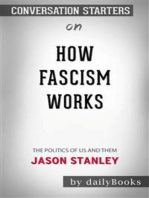 How Fascism Works: The Politics of Us and Them by Jason Stanley | Conversation Starters