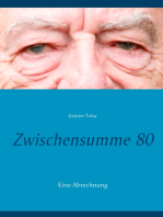 Zwischensumme 80: Eine Abrechnung