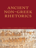 Ancient Non-Greek Rhetorics