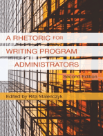 Rhetoric for Writing Program Administrators 2e, A