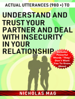 Actual Utterances (980 +) to Understand and Trust Your Partner and Deal with Insecurity in Your Relationship