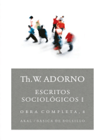 Escritos sociológicos I: Obra completa  8