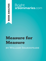 Measure for Measure by William Shakespeare (Book Analysis): Detailed Summary, Analysis and Reading Guide