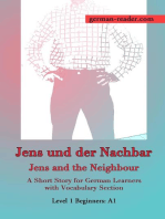 German Reader, Level 1 Beginners (A1): Jens und der Nachbar: German Reader, #1