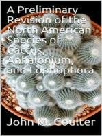 A Preliminary Revision of the North American Species of Cactus, Anhalonium, and Lophophora