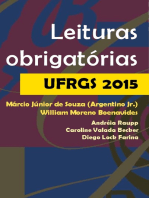 Leituras obrigatórias UFRGS 2015