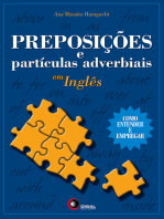 Preposições e partículas adverbiais em inglês