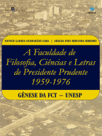 A faculdade de Filosofia, Ciências e Letras de Presidente Prudente (1959-1976): Gênese da FCT-Unesp