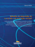 Métodos de exposição de conteúdo e de avaliação em EaD: Análise dos métodos de exposição de conteúdos e avaliação de aprendizado em cursos a distância sobre ''Resolução Consensual de conflitos coletivos''