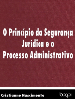 O princípio da segurança jurídica e o processo administrativo