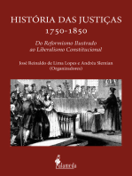 Histórias das justiças 1750-1850: Do reformismo ilustrado ao liberalismo  constitucional