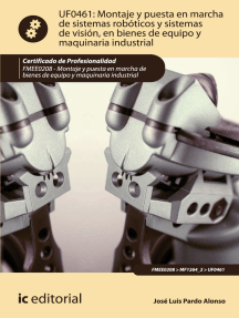 Montaje y puesta en marcha de sistemas robóticos y sistemas de visión, en bienes de equipo y maquinaria industrial. FMEE0208