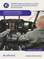 Mantenimiento auxiliar del acondicionamiento interior de aeronaves. TMVO0109