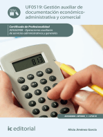 Gestión auxiliar de documentación económico-administrativa y comercial. ADGG0408