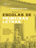 Escolas de Primeiras Letras: Civilidade, Fiscalização e Conflito nas Minas Gerais do Século XIX