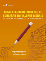 Como elaborar projetos de educação em valores morais: Guia para a formação de educadores