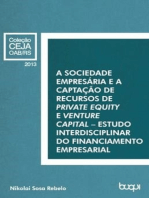 A Sociedade Empresária e a captação de recursos de private equity e venture capital