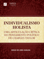 Individualismo holista: Uma articulação crítica do pensamento político de Charles Taylor