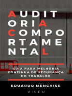 Auditoria comportamental: Guia para melhoria contínua de segurança do trabalho