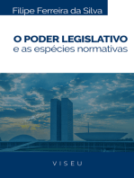 O Poder legislativo e as espécies normativas