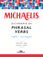 Michaelis Dicionário de Phrasal Verbs Inglês-Português: Mais de 1.800 phrasal verbs!