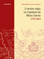 O ensino régio na capitania de Minas Gerais - 1772-1814