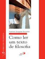 Como ler um texto de filosofia