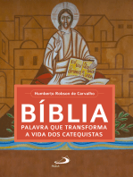 Bíblia, palavra que transforma a vida dos catequistas