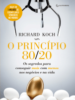 O princípio 80/20: Os segredos para conseguir mais com menos nos negócios e na vida