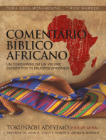 Comentário Bíblico Africano: Uma obra de referência feita por teólogos africanos para o povo africano
