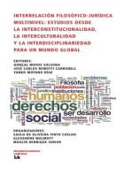 Interrelación filosófico-jurídica multinivel: Estudios desde la Interconstitucionalidad, la Interculturalidad y la Interdisciplinariedad para un mundo global