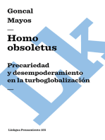 Homo obsoletus: Precariedad y desempoderamiento en la turboglobalización