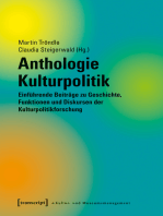 Anthologie Kulturpolitik: Einführende Beiträge zu Geschichte, Funktionen und Diskursen der Kulturpolitikforschung