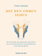 Mit den Ohren sehen: Die Methode des gestischen Sprechens an der Hochschule für Schauspielkunst Ernst Busch Berlin