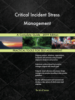 Critical Incident Stress Management A Complete Guide - 2019 Edition
