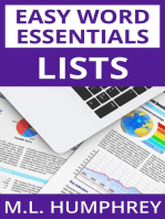 Lists: Easy Word Essentials, #3