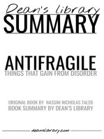 Antifragile: Things That Gain from Disorder by Nassim Nicholas Taleb - Book Summary