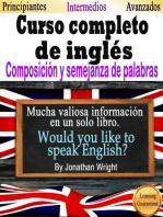 Curso Completo de Inglés. Composición y Semejanza de Palabras.
