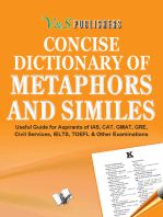 Concise Dictionary Of Metaphors And Similies: Using Metaphors & Similes to write attractive English
