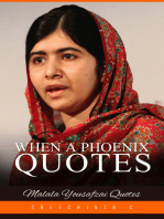 When a Phoenix Quotes: Malala Yousafzai Quotes