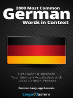 2000 Most Common German Words in Context