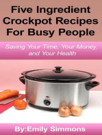 Simple Five Ingredient Crockpot Recipes