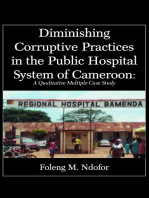 Diminishing Corruptive Practices in the Public Hospital System of Cameroon: A Qualitative Multiple Case Study