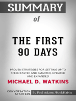 Summary of The First 90 Days: Proven Strategies for Getting Up to Speed Faster and Smarter | Conversation Starters