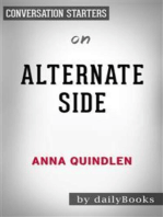 Alternate Side: A Novel by Anna Quindlen | Conversation Starters