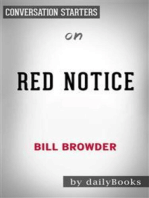 Red Notice: A True Story of High Finance, Murder, and One Man's Fight for Justice​​​​​​​ by Bill Browder | Conversation Starters